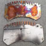 Thermal Shims 

The top shim shows the copper side, while the bottom shim shows the stainless steel side.