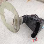 Fan Shield with Ducting (rear view)